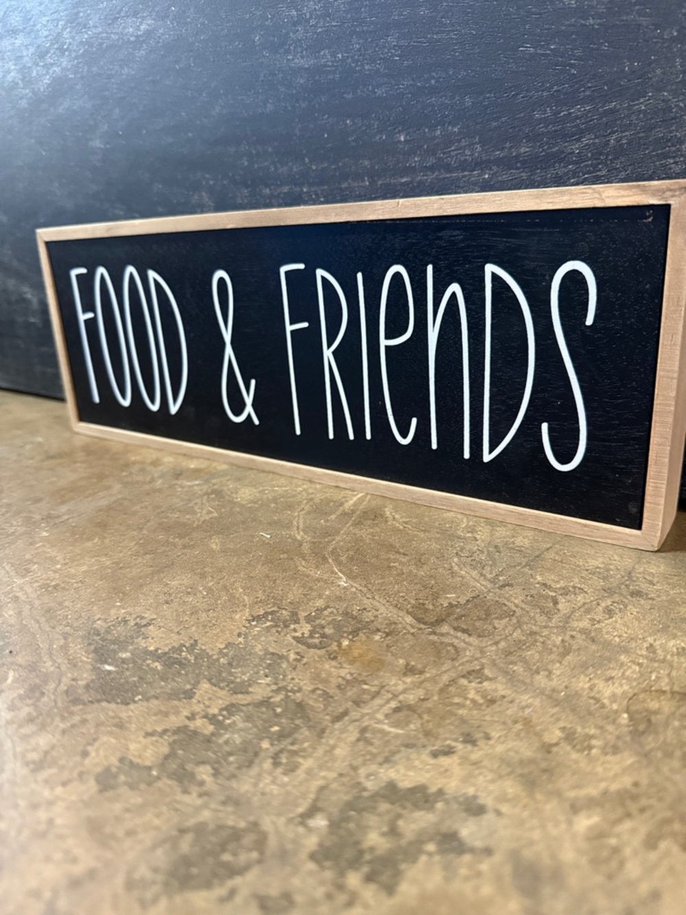 Food & Friends Kitchen Wall Decor Sign - Picture 2 of 4